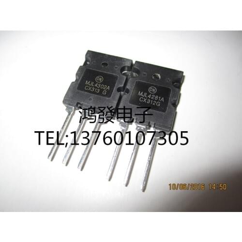 One pair MJL4302A / MJL4281A TO-3PL original spot