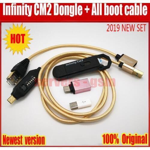 Original new Infinity CM2 Dongle infinity box dongle + umf all in one boot cable for GSM CDMA phones