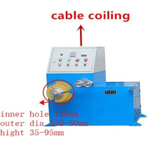 QIPANG High speed Automatic Cable Circling Equipment Series coiling machine small spool metal wire rewinding machine