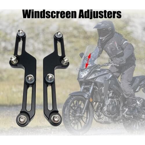 For HONDA CB500X CB500 X CB 500X 2017 2018 2019 2020 Motorcycle CNC Windscreen Adjusters Airflow Adjustable Windshield Bracket