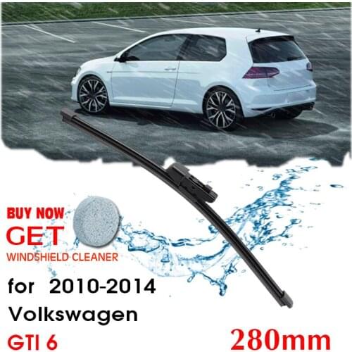 Car Wiper Blade Rear Back Window Windscreen Windshield Wipers Auto Accessories For Volkswagen GTI 6 Hatchback 2010-2014 280mm