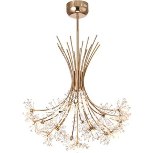 Modern Dandalion Crystal Chandelier Lighting Dinning Room Chandelier Art Deco Living Room Haning Light Fixture Indoor Suspension