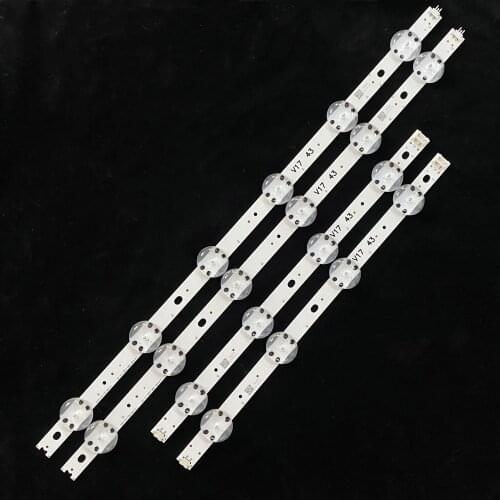 10 set LED Backlight Strip 10 lamp for LG 43" V17 art3 2867 TV 43uj6525 43uj6565 43LJ614V 43LV340C 43UJ670V 43lj622v