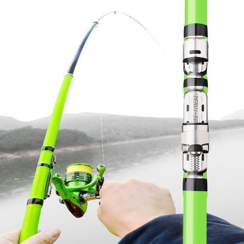 JOSBY 2020 NEW Carbon Fiber Telescopic Carp Pesca Rock Fishing Rod pole Portable Spinning travel ultralight 3.6M 4.5M 5.4M 6.3M