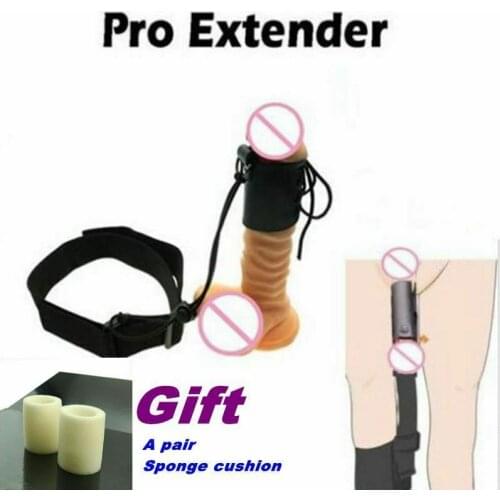 Penis Enlarger, Leather Penis Pro Extender Stretcher Enhancement Tension Device,MAX PRO HANGER W/Clip Penis Enlargement For Men