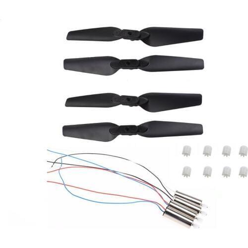 YH19 YH-19 YH-19HW RC Quadcopter rc drone propellers blade spare parts 2CW+2CCW motor + 8pcs motors gears