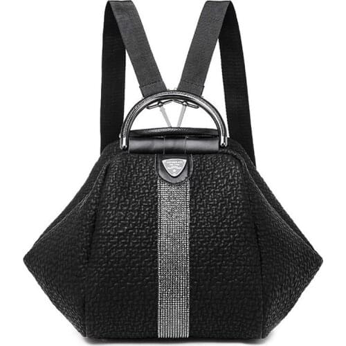 Backpack Female Brand PU Leather Womens backpack Large Capacity School Bag for Girls Leisure Shoulder Bags for Women V5-14