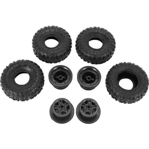 4 Pcs RC Car Tires Wheels Rims Set for MN D90 D91 RC Car Spare Parts Crawler Car Assembled Tyre for Truck Parts & Accessories