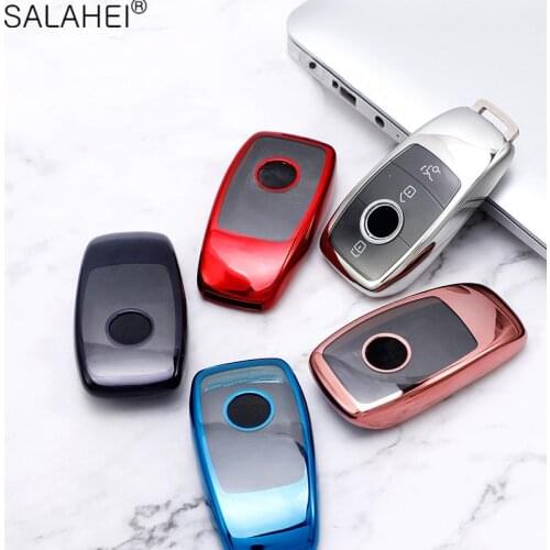 TPU Car Key Case Cover Shell For Mercedes Benz AMG W203 W210 W211 W124 W202 W204 W205 W212 W176 C117 E Class W213 X156 W246