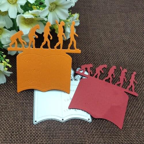 Evolution Bookmark Metal Cutting Dies Stencils For DIY Scrapbooking Decorative Embossing Handcraft Die Cutting Template