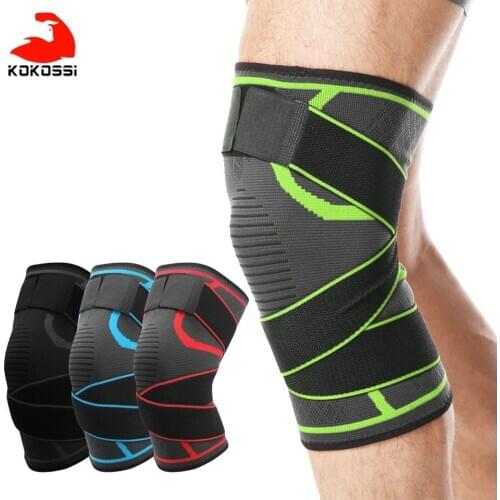KoKossi One Dual-use Pressurized Knee Pads Strap Removable Knee Brace Support Crossfit Fitness Running Sports Knee Protector