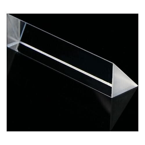 Optical prism glass spectroscope material H-K9L with clear aperture 90% optical glass triangular prism for sale