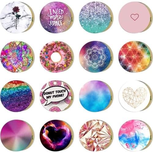 Metal Plate Disk Iron Sheet For Magnet Mobile Phone Holder Iron Plate Sticker For Magnetic Car Phone Stand universal socket