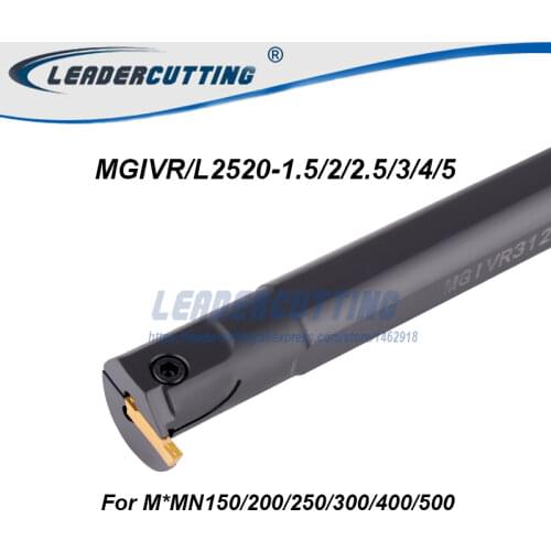 MGIVR 2520-3 CNC Internal Grooving Lathe Tool Holder, 3.0 mm Width Grooving & Parting Cutting Tool Holder For MGMN300 Inserts