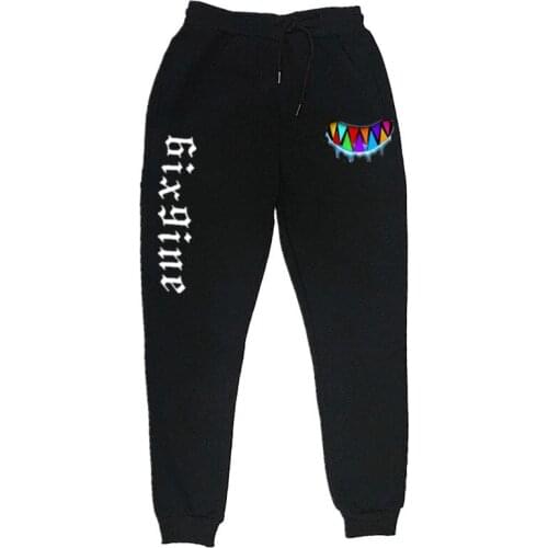 2021 New Albume 6ix9ine Gooba Pants Hip Hop Pant Trousers Kpop Fashion Casual High Quality Velvet Warm Pants For Women Clothing