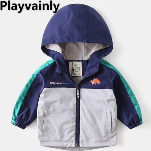2021 New Boys Jackets Baby Coats Add wool Long Sleeve Casual Kids Jackets Coat for Boys Kids Clothes E3999