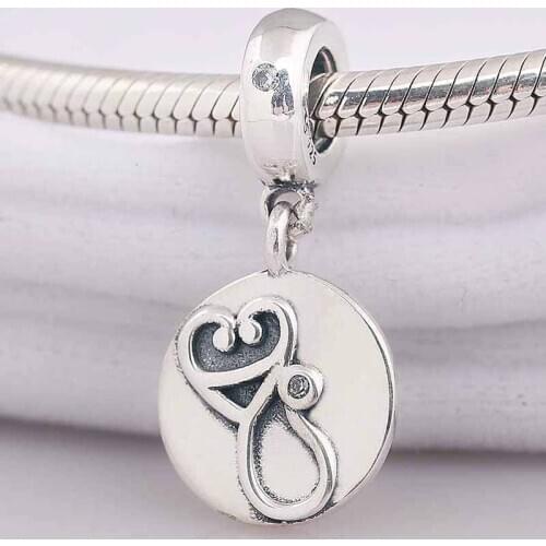 Original Medical Instruments With Crystal Pendant Beads Fit 925 Sterling Silver Bead Charm Bracelet Bangle Diy Jewelry