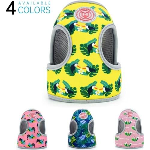 Summer Dog Comfortable Nylon Chest Sling Breathable Lightweight Small Dog Mesh Pet Chest Sling Mascotas Arnes Perro