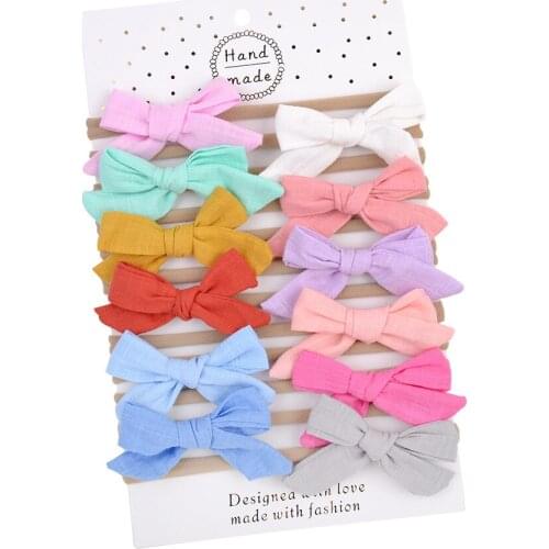 1pcs Headbands Bow Knot Hairband Head Band For Baby Girls Infant Newborn Bows Toddlers Headwear Hair Accessories 109