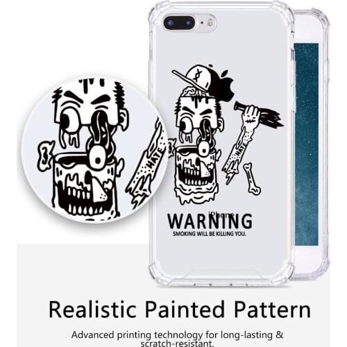 Transparent iPhone Case For iPhone 11 7 8 XR Case Shockproof Soft Tpu Back Cover For iPhone 11Pro XS Max X 8 7 6s Plus XR Case