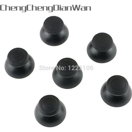 ChengChengDianWan Big Hole black 3D Analog Cover Thumb stick Rocker Joystick Grip Cap Shell Caps mushroom For Wii U WiiU