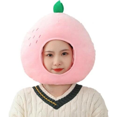 Costume Hats Keep Warm Wash Easily Photograph Tool Headwear Funny Cosplay Hat for Girl Cartoon Plush Headgear Cap Cosplay Costum