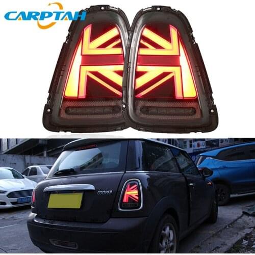 LED Car Taillight Tail Lights For Mini Cooper R55 R56 R57 2007 2008 2009-2012 2013 Rear Fog Lamp Turn Signal Reverse Brake Light