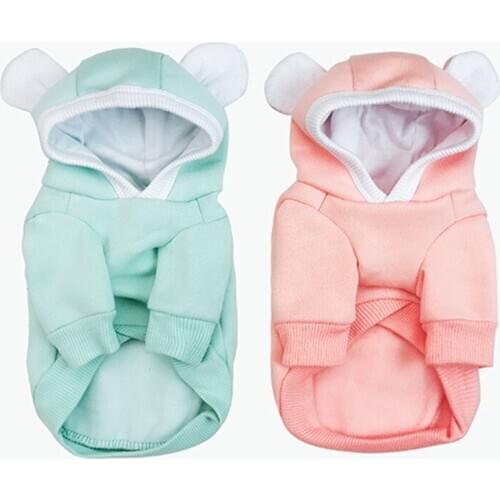 Dog Hoodies Sweatshirt Coat Spring Autumn Winter Dog Clothes Coat Outfit Yorkie Clothing Poodle Pomeranian Schnauzer Pet Costume