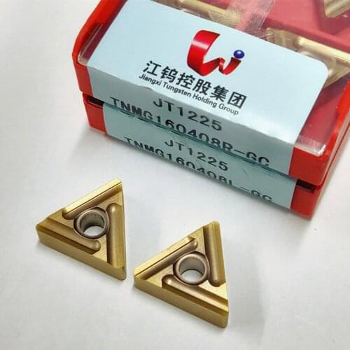 JXTC TNMG160404R-GC JT1225/TNMG160404L-GC JT1225/TNMG160408R-GC JT1225/TNMG160408L-GC JT1225 CNC carbide inserts 10PCS/BOX