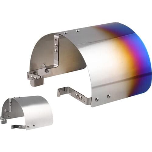 Carbon Fiber Style Car General Racing Cold Air Intake Cone Sports Air Filter Cover Aluminum Large Filter Area