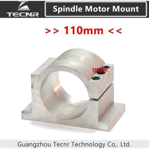 Cast aluminum 110mm CNC spindle fixture mounting bracket clamp for engraving cutting milling machine