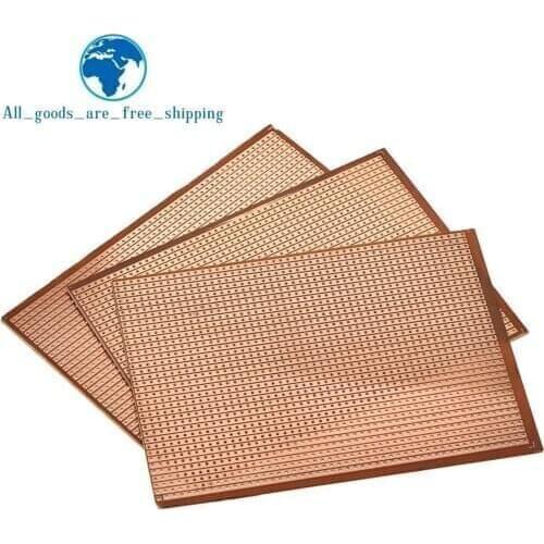 1pcs DIY 9.5x12.8 9.5*12.8CM Prototype Paper PCB Universal Experiment Matrix Circuit Board Single Row Continuous Hole 95x128mm