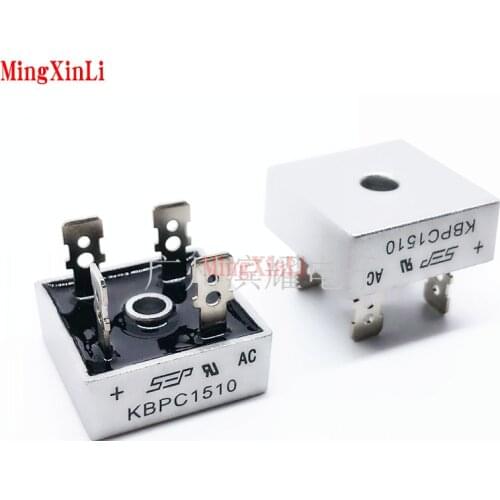 1PCS KBPC1510 diode bridge rectifier diode 15A 1000V KBPC 1510 power rectifier diode electronica componentes