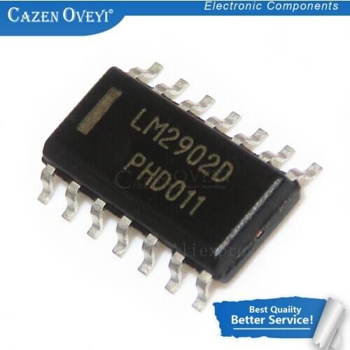 10pcs/lot LM2902D LM2902M LM2902VDG SOP-14 LM2902 In Stock