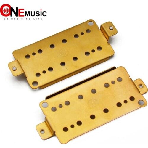 12Pcs Brass Electric Guitar Humbucker Baseplate Electric Gutiar Pickup Baseplate Gold