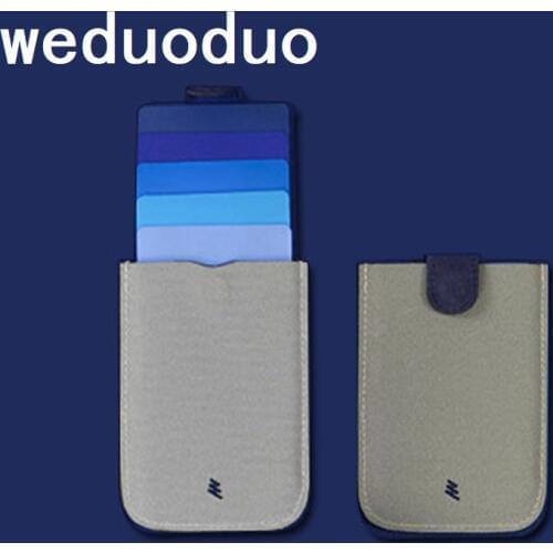 2020 New Arrival DAX V2 Mini Slim Portable Card Holders Pulled Design Men Wallet Gradient Color 5 Cards Money Short Women Purse