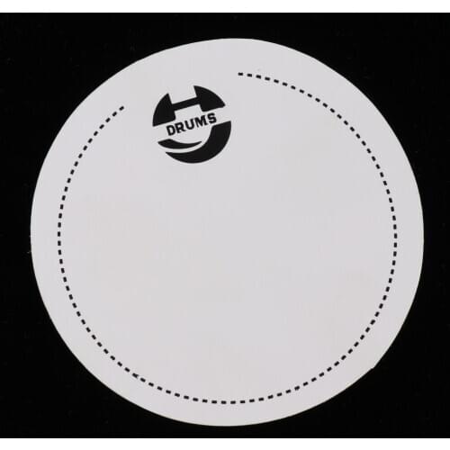 3pcs White Single Step Pedal Patch Drum Replacement Parts For Bass Kick Drum