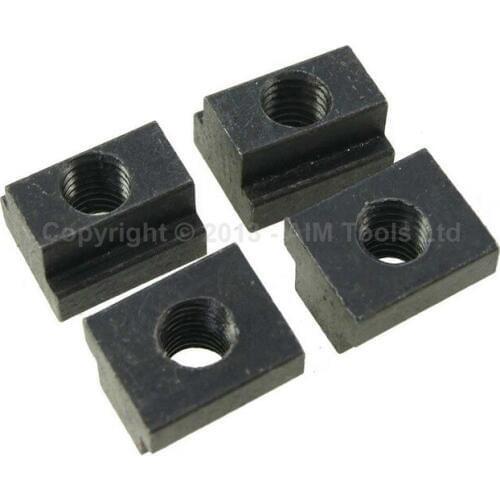 4PCS TEE Nuts Machine Milling Working Table Fixing T Bolts 10mm