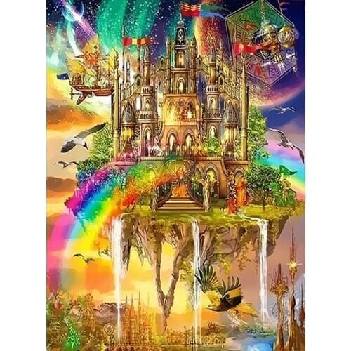 40x50cm diy frame balloon cartoon oil painting by numbers kits Acrylic Paint By Numbers On Canvas Handpainted landscape Painting