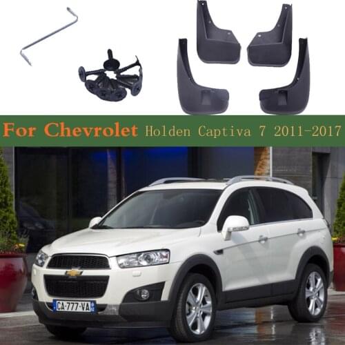 4x Mudguards Fender Styling Accessories Mud Guard Flap Splash Protection Car Mudflap For Chevrolet Holden Captiva 7 2011-2017