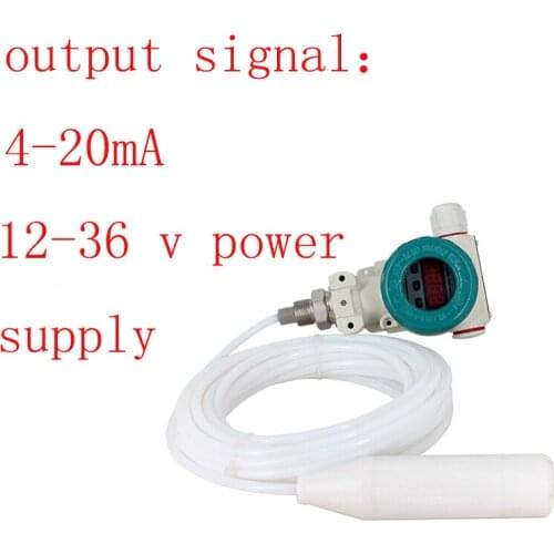 Anti-corrosion liquid level sensor Flow sensor Water level sensor LED digital display Oil level 4-20mA RS485 QDY60C