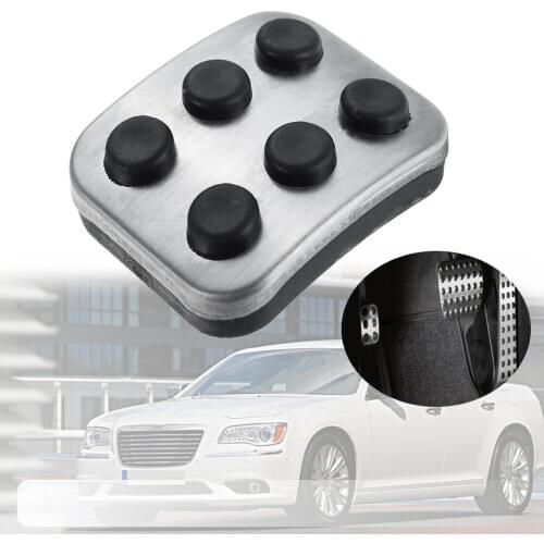 Car Gas Fuel Accelerator Emergency Brake Pedal Pads Cover NO Drill For Chrysler 300 For Dodge Challenger Charger Magnum