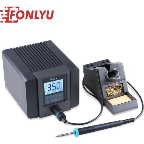 QUICK TS1200A Original Heat Gun Welding Hot Air Gun Soldering Station electric iron 120W anti-static soldering for Repair Tools