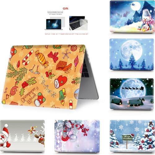 Christmas color printing notebook Case For Apple Macbook Air Pro Retina M1 Chip 11 12 13 15 16 inch,Case For Air Pro A2179 A2289