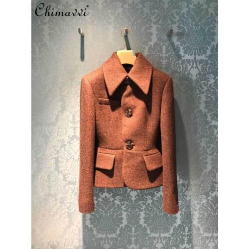 Chimavvi Womens Camel Coats