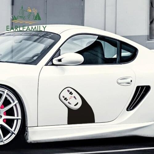 EARLFAMILY 43cm x 39cm for Spirited Away Car Stickers Sunscreen Decal Waterproof Car Assessoires Decals For JDM SUV RV