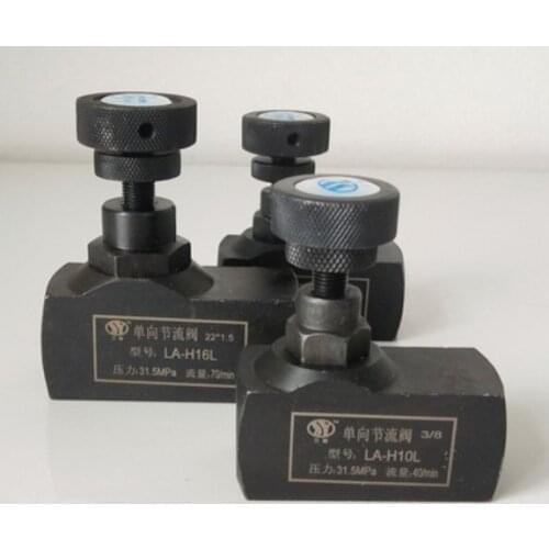 Hydraulic one-way throttle valve LA-H8L LA-H10L LA-H16L H20L H25L flow control valve