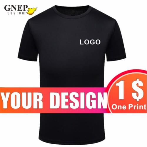 GNEP Sports T-Shirt Customized Logo Quick-Drying Fitness T-Shirt Breathable Running T-Shirt Embroidered Logo Printed Logo