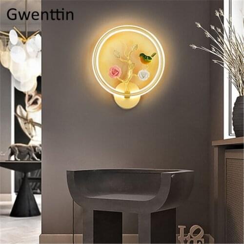 Round Wall Lamp LED Wall Light for Home Art Decor Wall Sconce Bathroom Bedroom Lamp Lighting Fixtures Loft Industrial Luminarias