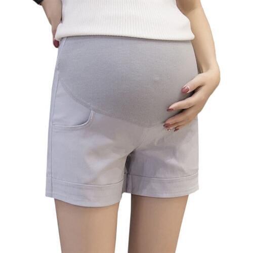 Summer Flower Shorts For Maternity Ultra Thin Hot Pants For Pregnant Women Chic Short Trousers of Pregnancy